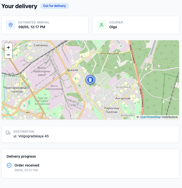 Tracking for recipients